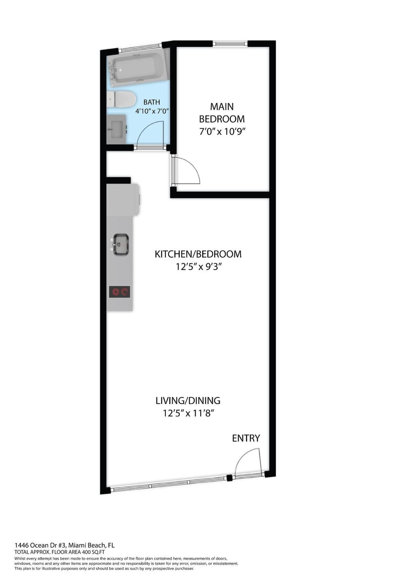 Beachy 1 B/R, W/2 Queen Beds, On Ocean Drive Beach Miami Beach Zewnętrze zdjęcie