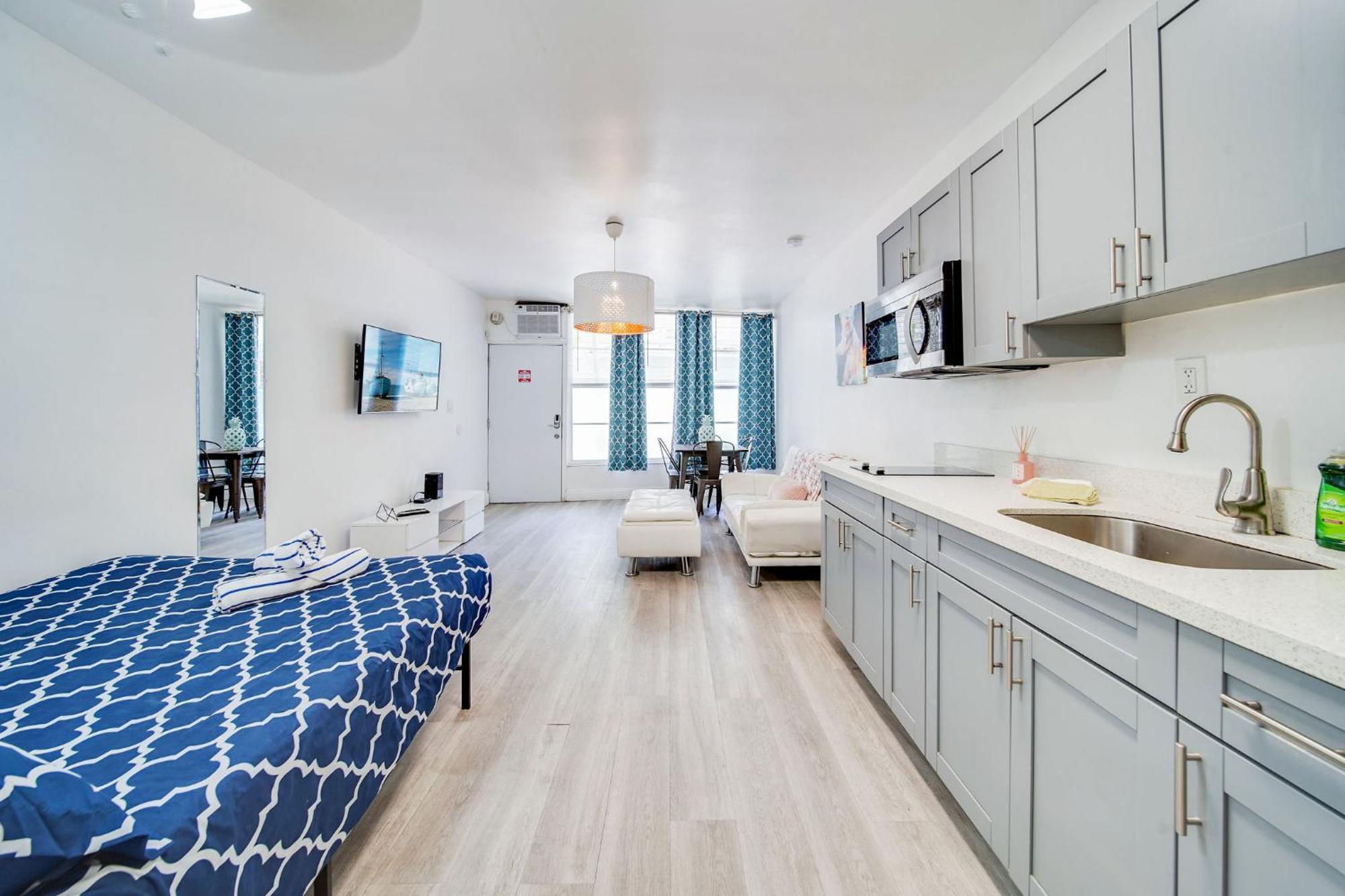 Beachy 1 B/R, W/2 Queen Beds, On Ocean Drive Beach Miami Beach Zewnętrze zdjęcie